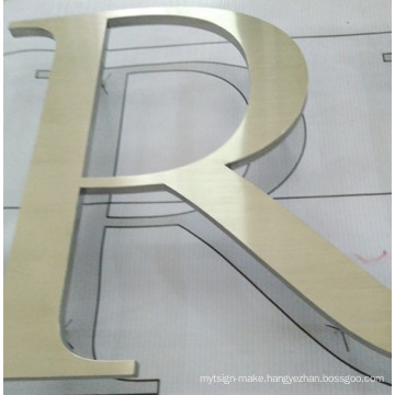 Building Business Office Apartment Indoor Outdoor Laser Waterjet Line Cutting Flat Cast Cut Metal Aluminum Acrylic Letter